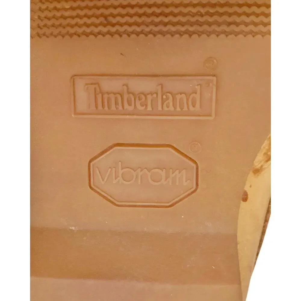 Timberland Tan Nubuck Leather Boat Shoes Coastal Prep Summer Dock Shoes Loafers